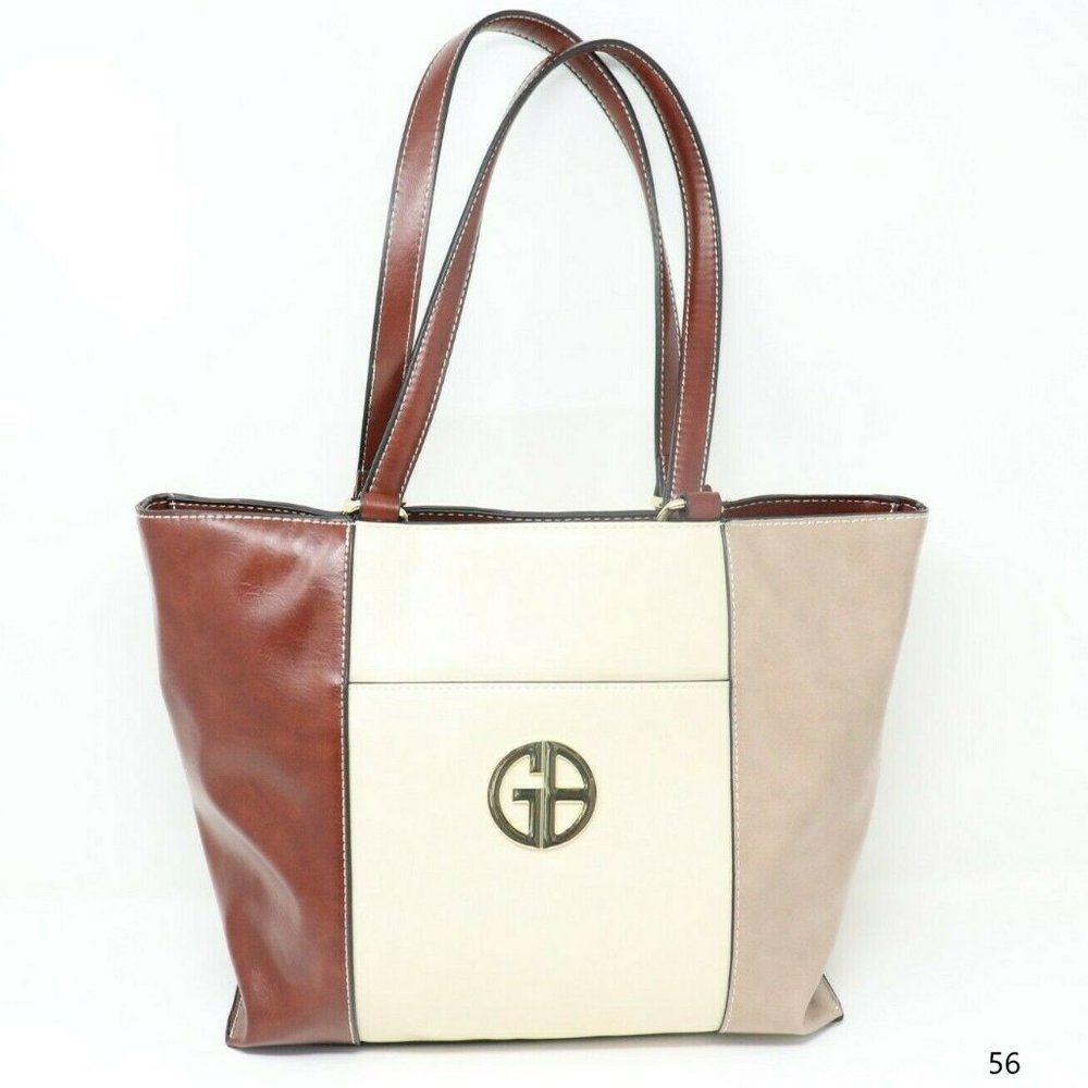 Giani Bernini Tri Color Glazed Tote